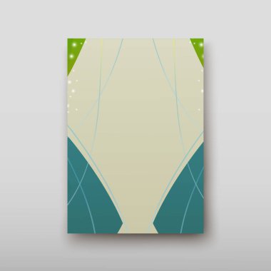 Broşür kapak sunu geometrik arka plan, A4 set teknoloji broşür afiş tasarım şablonu vektör gölge düzeninde