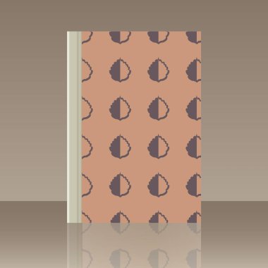 Yaprakları ve kitap. Nesnenin gerçekçi görüntü