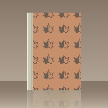 Yaprakları ve kitap. Nesnenin gerçekçi görüntü