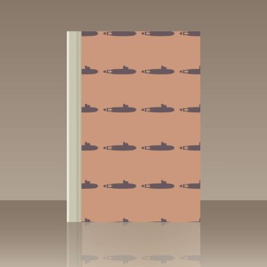 Deniz ulaşımı ve kitap. Nesnenin gerçekçi görüntü