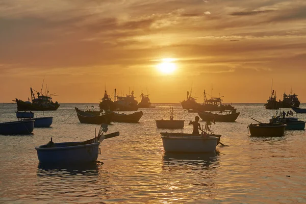 Village Vietnamien Pêcheurs Mui Vietnam Asie Sud Est Paysage Avec — Photo