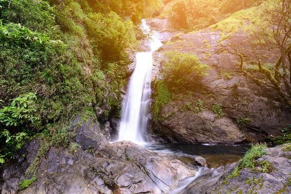 Belle cascade en forêt profonde à Chiang Mai, Thaïlande . — Photo