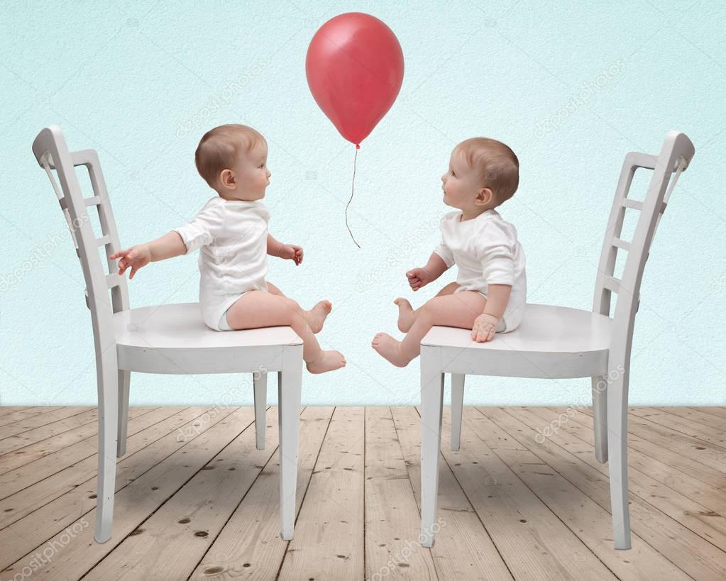 Dialogue of two babies