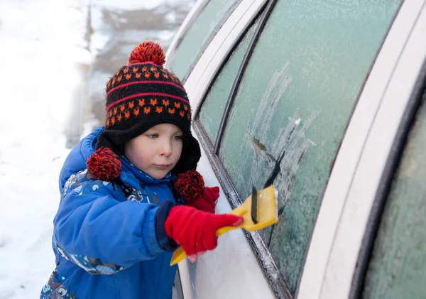 Frost und Junge — Stockfoto