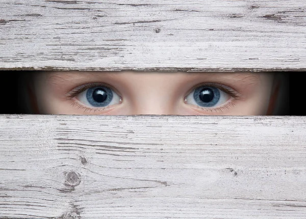 Глаза - подробно лица детей Стоковая Картинка