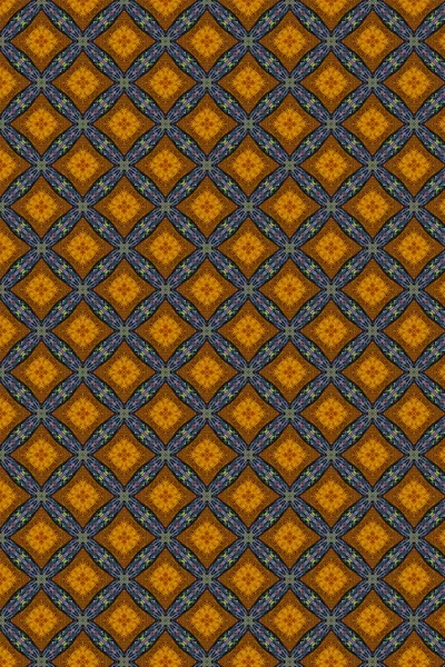 Синьо Жовтий Фонометричний Візерунок Шпалери Плитка Підлоги Текстура Тла — стокове фото