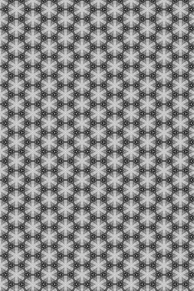 Чорно Білий Геометричний Візерунок Шпалер Плитки Підлоги Текстура Тла — стокове фото