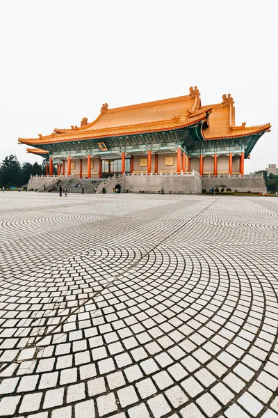 Tajvan Nemzeti Színháztermében Főkapunál Jobbra National Taiwan Democracy Square Chiang — Stock Fotó