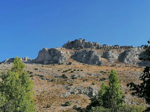 Paesaggio Montano Provincia Antequera Malaga Spagna — Foto Stock