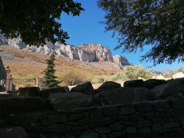 Malaga İspanya 'nın Antequera ilindeki dağlık arazi