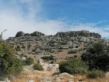 Torcal de Antequera, province of Malaga, Andalusia, Spain The unique shape of the rocks is due to the erosion that occurred 150 million years ago.