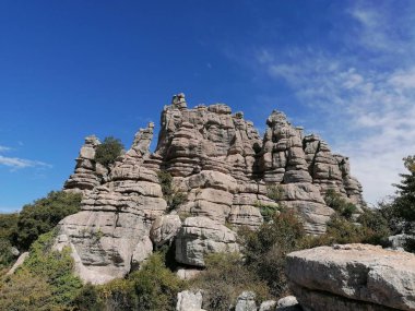 El Torcal Ulusal Parkı, Torcal de Antequera, Malaga Eyaleti, Endülüs, İspanya