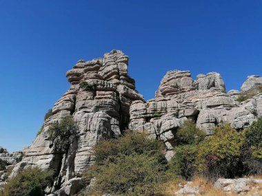 El Torcal Ulusal Parkı, Torcal de Antequera, Malaga Eyaleti, Endülüs, İspanya