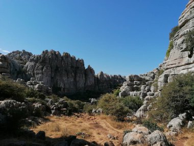 El Torcal Ulusal Parkı, Torcal de Antequera, Malaga Eyaleti, Endülüs, İspanya