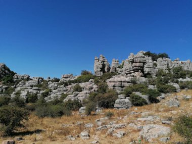El Torcal Ulusal Parkı, Torcal de Antequera, Malaga Eyaleti, Endülüs, İspanya