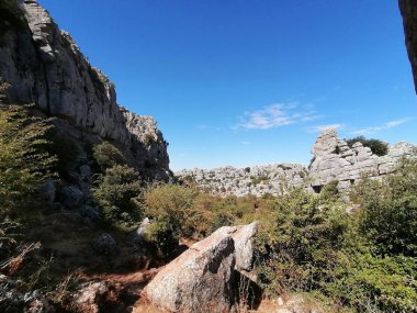 El Torcal Ulusal Parkı, Torcal de Antequera, Malaga Eyaleti, Endülüs, İspanya
