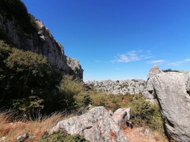 El Torcal Ulusal Parkı, Torcal de Antequera, Malaga Eyaleti, Endülüs, İspanya