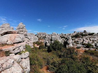 El Torcal Ulusal Parkı, Torcal de Antequera, Malaga Eyaleti, Endülüs, İspanya