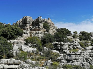 El Torcal Ulusal Parkı, Torcal de Antequera, Malaga Eyaleti, Endülüs, İspanya