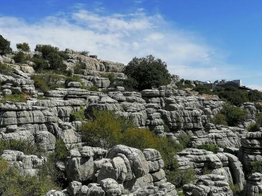 El Torcal Ulusal Parkı, Torcal de Antequera, Malaga Eyaleti, Endülüs, İspanya