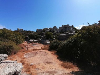 El Torcal Ulusal Parkı, Torcal de Antequera, Malaga Eyaleti, Endülüs, İspanya