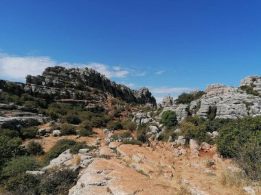 El Torcal Ulusal Parkı, Torcal de Antequera, Malaga Eyaleti, Endülüs, İspanya