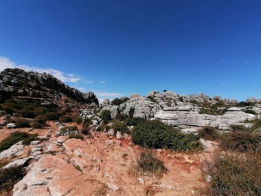 El Torcal Ulusal Parkı, Torcal de Antequera, Malaga Eyaleti, Endülüs, İspanya
