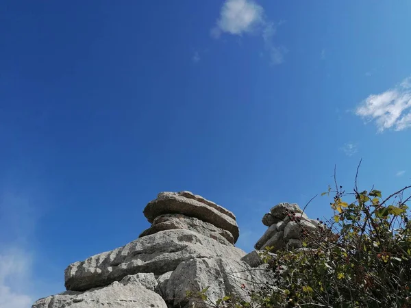 Torcal de Antequera, province of Malaga, Andalusia, Spain The unique shape of the rocks is due to the erosion that occurred 150 million years ago.