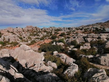 El Torcal Ulusal Parkı, Torcal de Antequera, Malaga Eyaleti, Endülüs, İspanya