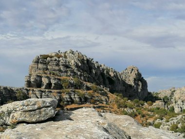 El Torcal Ulusal Parkı, Torcal de Antequera, Malaga Eyaleti, Endülüs, İspanya