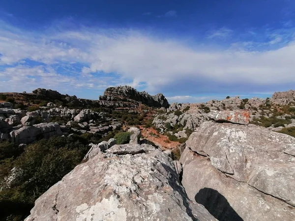 Torcal de Antequera, province of Malaga, Andalusia, Spain The unique shape of the rocks is due to the erosion that occurred 150 million years ago.