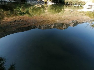 Antequera 'daki Ayna Gölü, Malaga Endülüs, İspanya