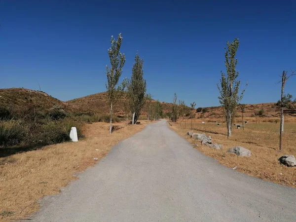 Torcal Stone Road Provincia Málaga Andalucía España — Foto de Stock