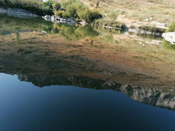 Lago Espejo Antequera Provincia Málaga Andalucía España — Foto de Stock