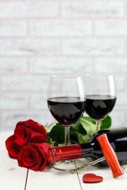 Sevgililer Günü için romantik bir ortam.