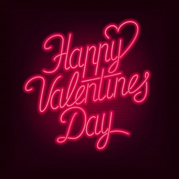 Happy Valentijnsdag tekst — Stockvector