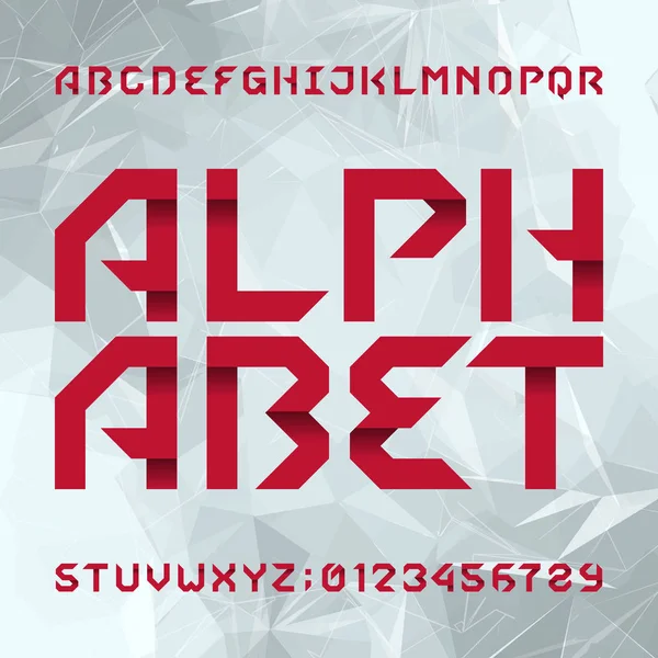 Dekorative Alphabet-Schrift — Stockvektor