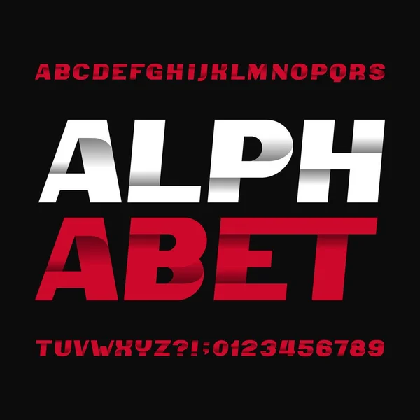 Αφηρημένη Αλφάβητο Γραμματοσειρά Πληκτρολογήστε Γράμματα Και Αριθμούς Σκούρο Φόντο Διάνυσμα — Διανυσματικό Αρχείο