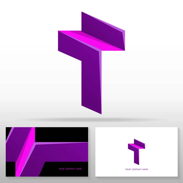 Letter Logotype Ontwerp Vectorembleem Sjablonen Voor Visitekaartjes Voorraadvector Illustratie — Stockvector