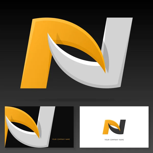 Bokstav Logotyp Design Modern Vektor Emblem Mallar För Visitkort Illustration — Stock vektor