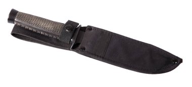 Beyaz arka plan üzerinde izole kılıf bıçak