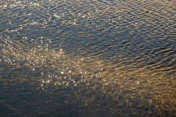 Superficie Del Estanque Ondas Agua —  Fotos de Stock