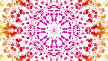 çok renkli beyaz parçacıkların kaleydoskop desenleri