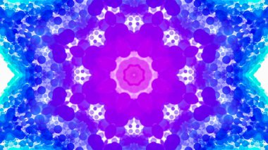 çok renkli beyaz parçacıkların kaleydoskop desenleri