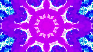 çok renkli beyaz parçacıkların kaleydoskop desenleri