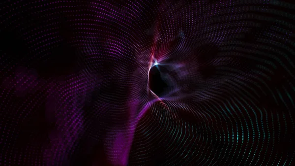 Абстрактний фон світло-фіолетових частинок. 3d візуалізація illu — стокове фото
