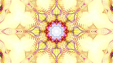 Soyut arkaplan. çok renkli kaleydoskop desenleri. 3d yırtılması