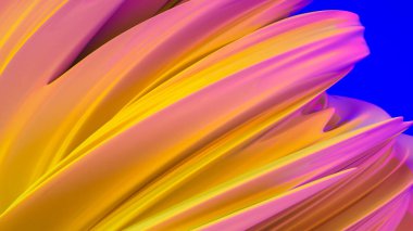 çok renkli soyut spiral şekil. 3 boyutlu resimleme. arkaplan