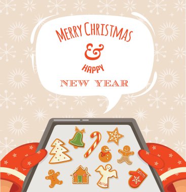 Noel ekmek gingerbread çerezleri