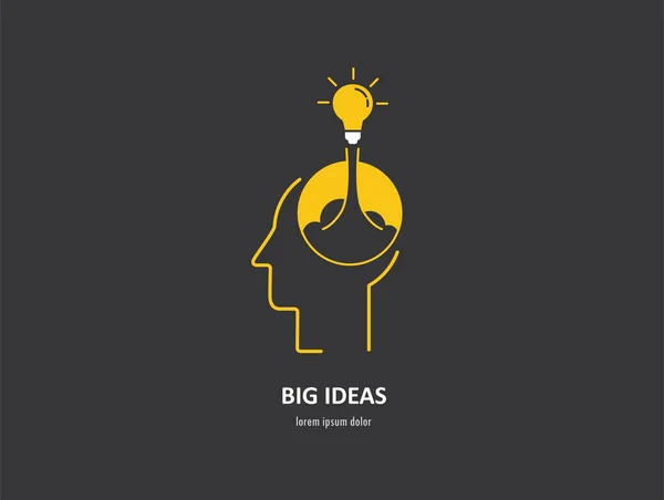 Αφηρημένη έννοια της λανσάροντας νέες ιδέες για επιχειρήσεις και εκκίνηση — Διανυσματικό Αρχείο